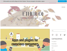 Tablet Screenshot of ethitude.com